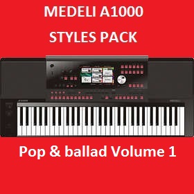 52 ritmos de pop e balada para o teclado Medeli A1000