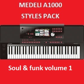 45 ritmos de soul e funk para o teclado Medeli A1000